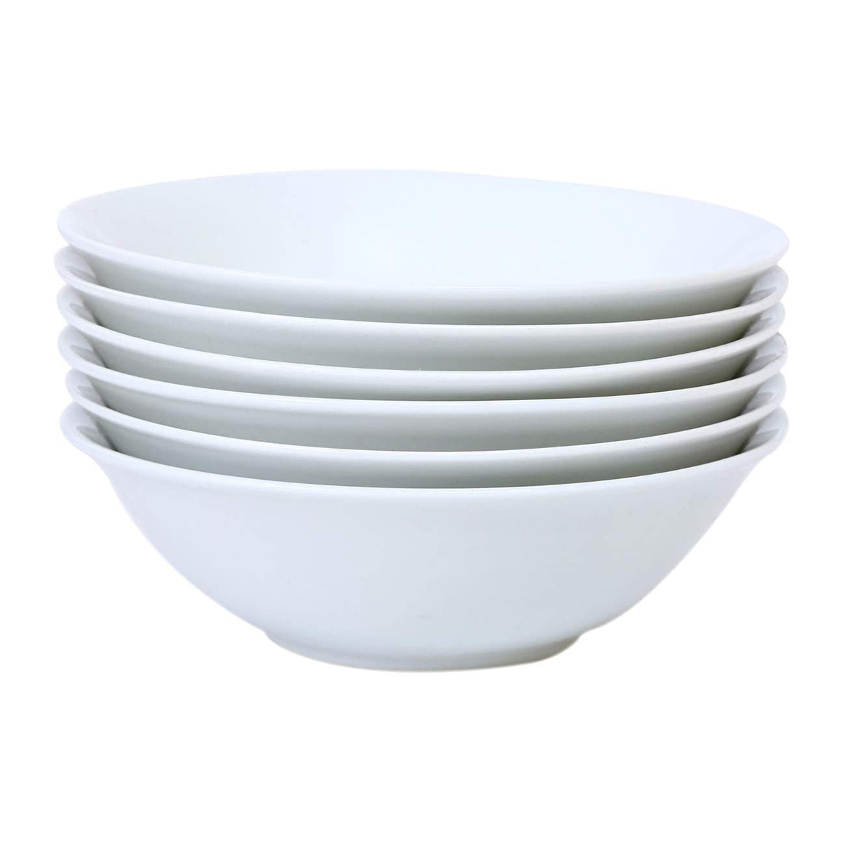 Shallow Round Bowl Set, 6 Pieces