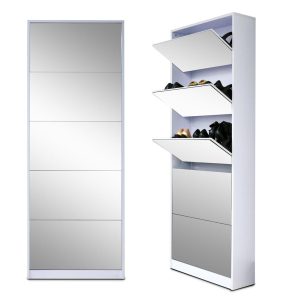 Furn Shoe Cabinet, White