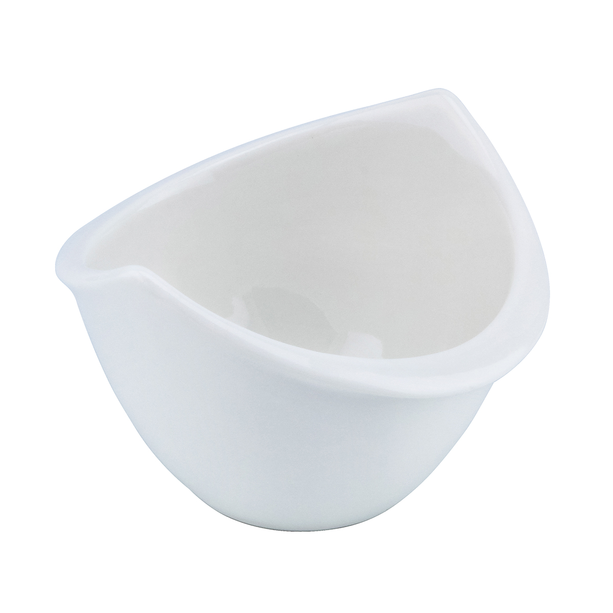 Shallow Porcelain Serving Bowl, White (8 x 3.5 cm) - Image 2