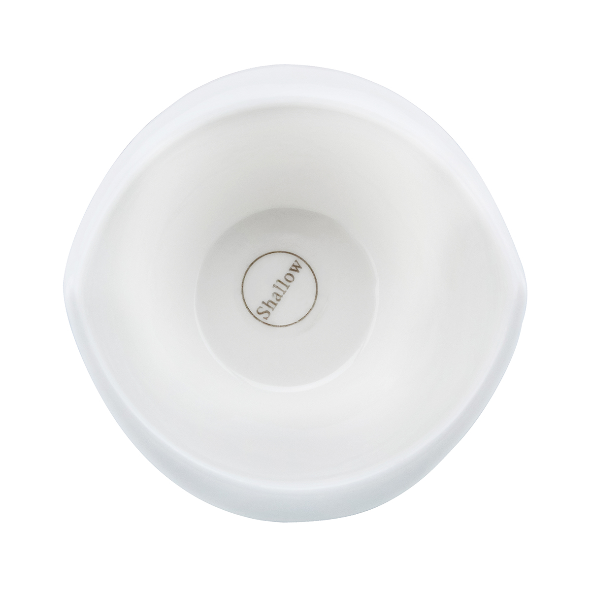 Shallow Porcelain Serving Bowl, White (8 x 3.5 cm) - Image 3