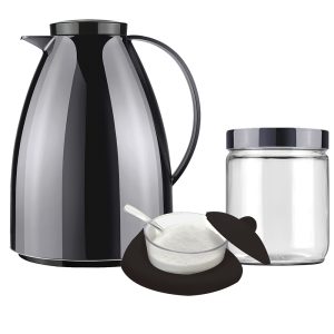 Invicta Kit Coffee Pot Metallized Onix