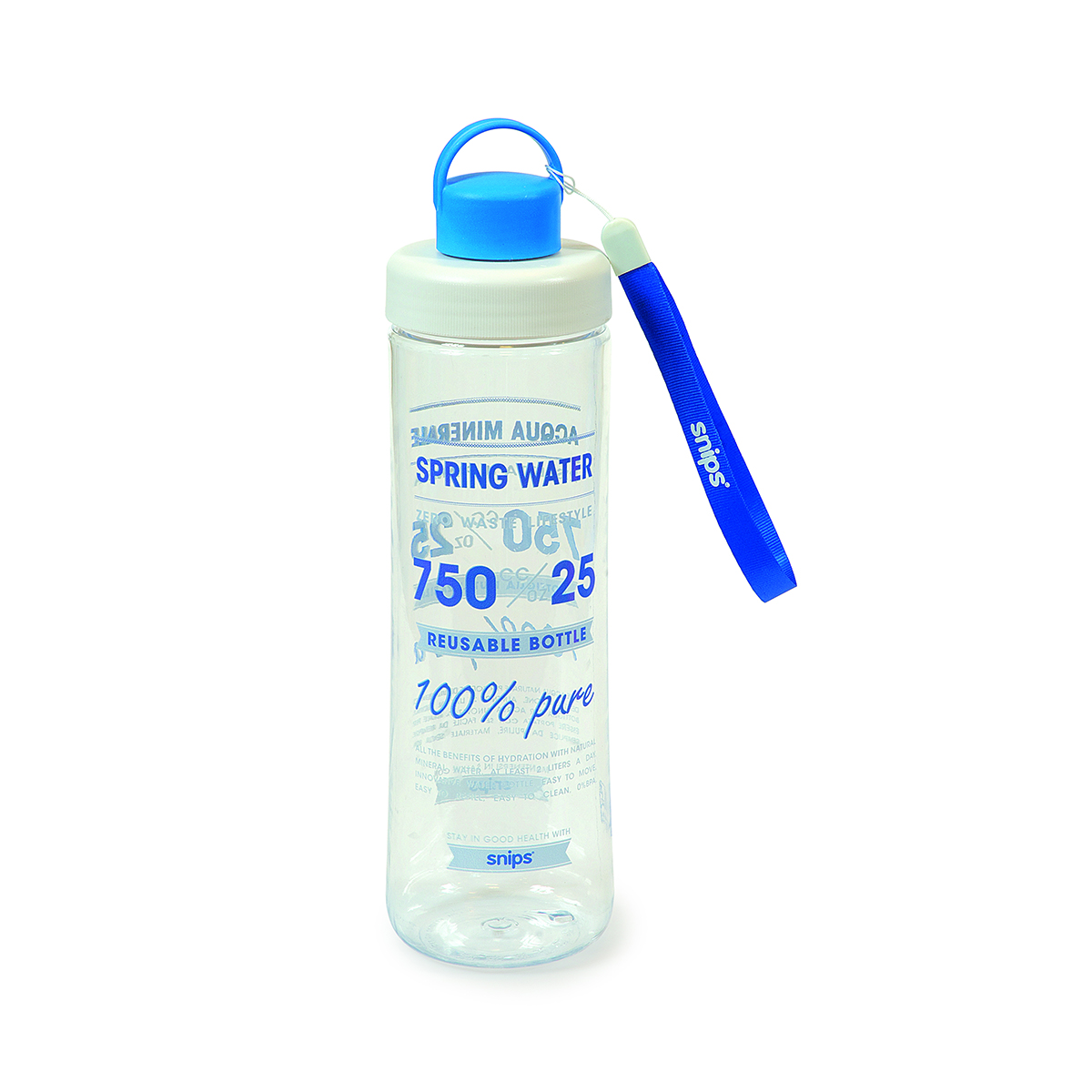 Snips Tritan Decorated Water Bottle, 0.75 Liters, Mineral - Image 3