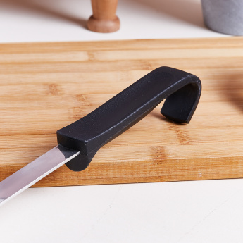 Sunnex Stainless Steel Hollow Spoon with Black Handle - Image 2