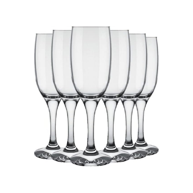 Nadir Windsor Flute Stemware, 210ml, 6 Pieces