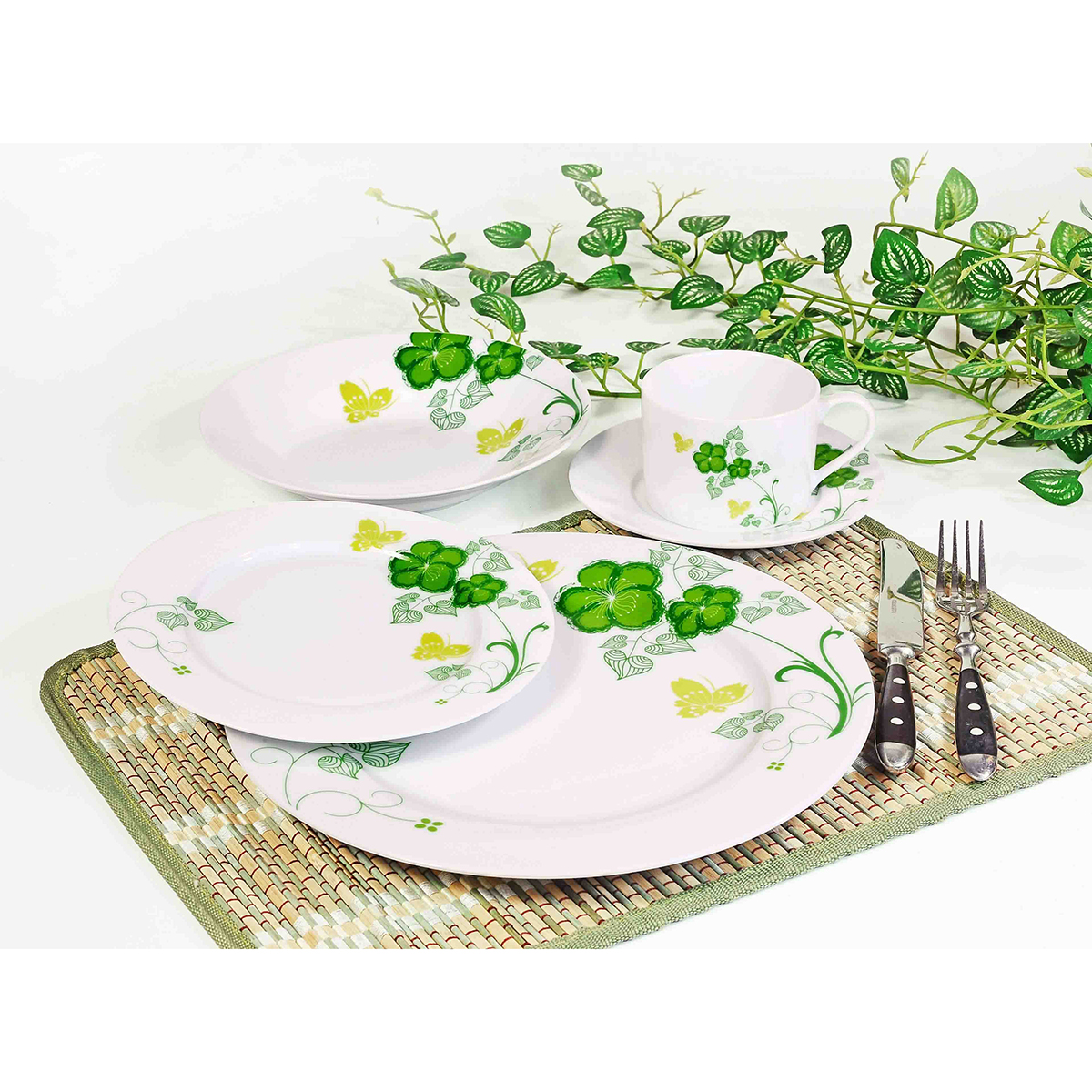 Shallow Dinner Set, 20 Pieces