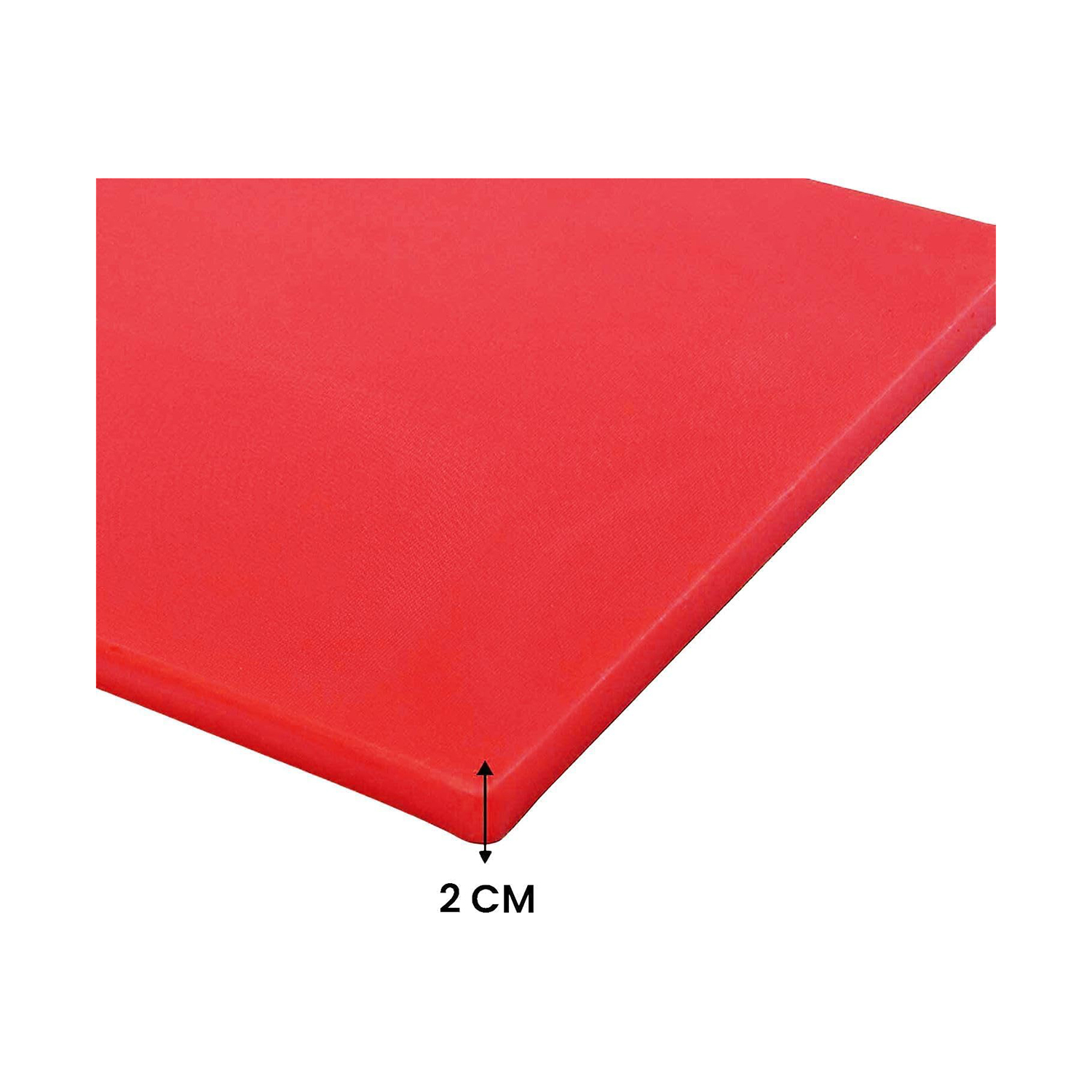 Chef Inox Chopping Board (60 x 40 x 2cm, Red) - Image 2