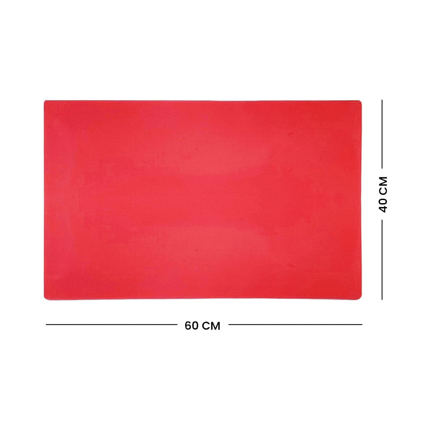 Chef Inox Chopping Board (60 x 40 x 2cm, Red) - Image 3