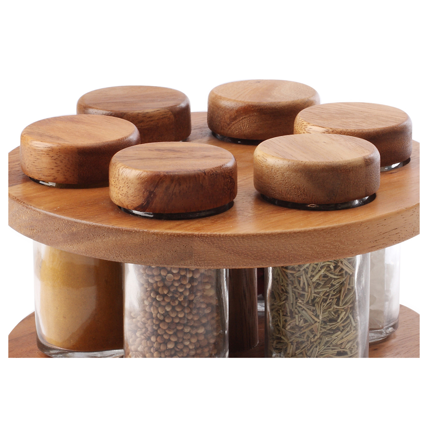 Billi Spice Rack with Bottles, 6 Pieces (ACA-210/6WL) - Image 2