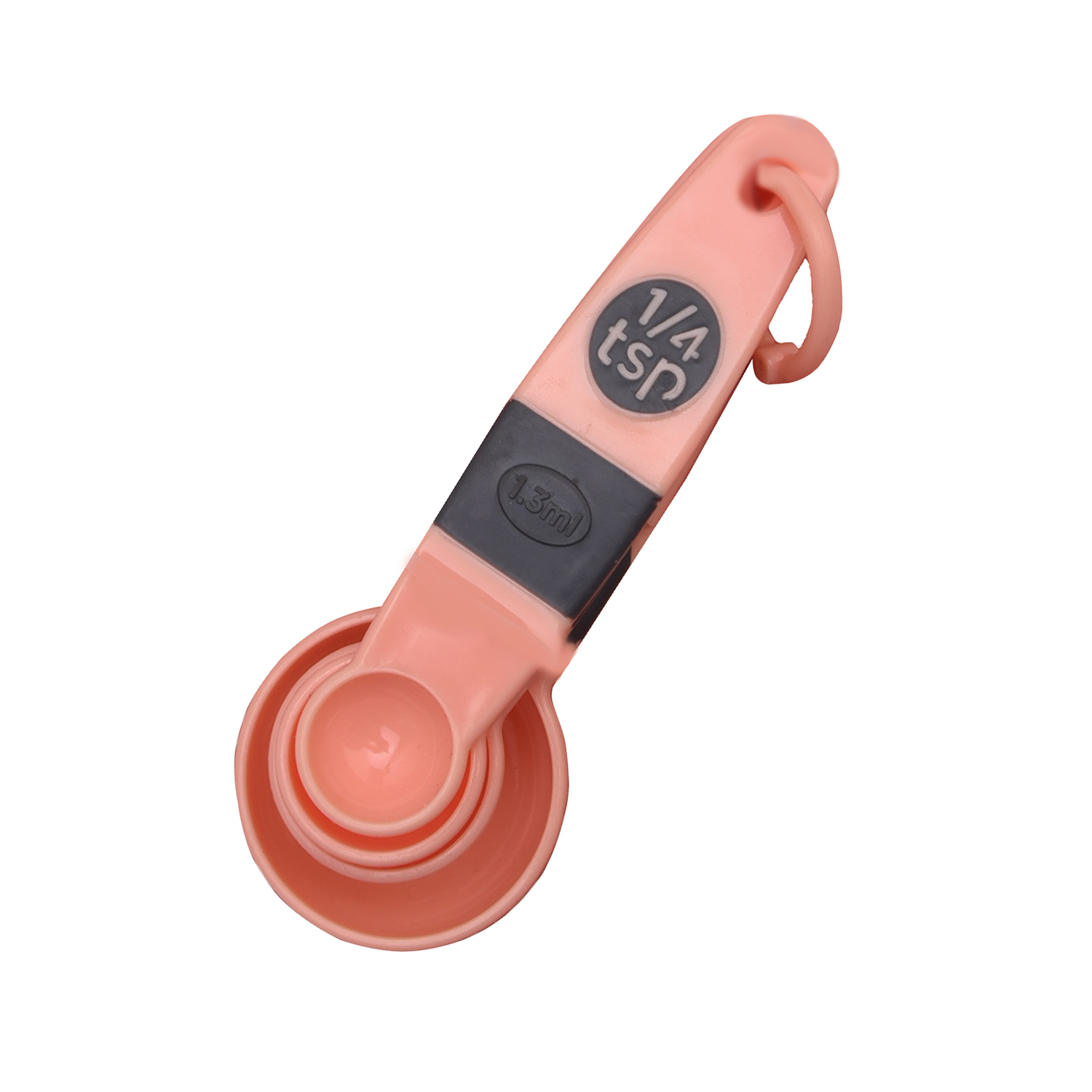 Cuisine Art Acacia Mesuring Spoon Set Bind Card, 4 Pieces, Maroon