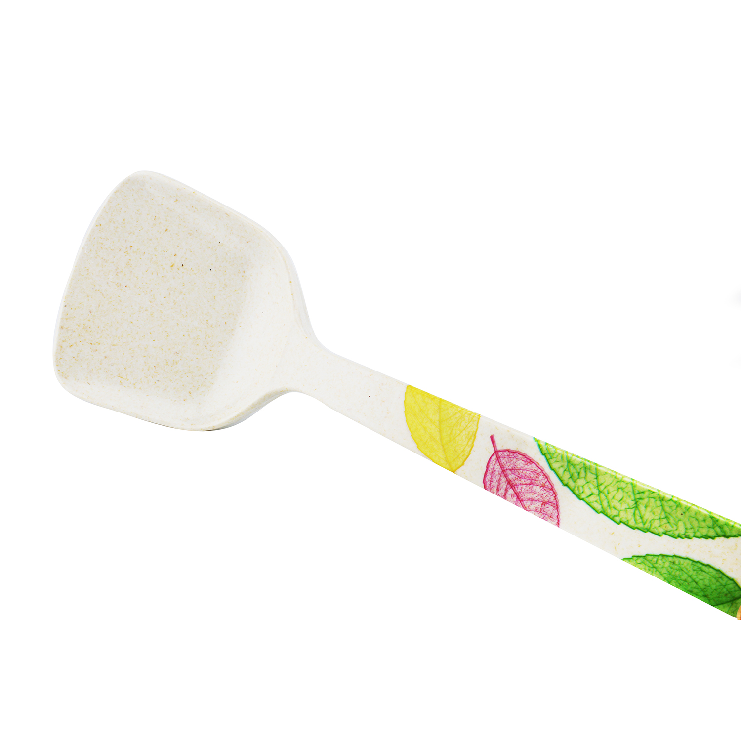 Bd Bamboo Fibre Turner, 31.9cm Leaves Design - Image 3