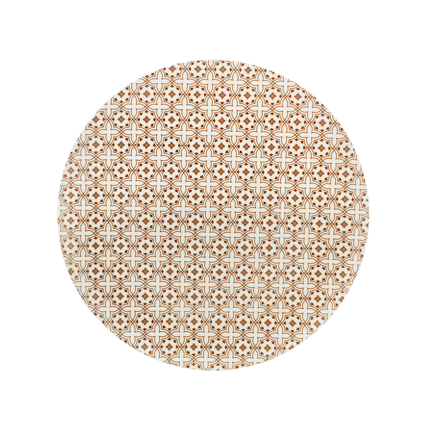 Bd Bamboo Fibre Plate with Diamond Design, 20cm - Image 2