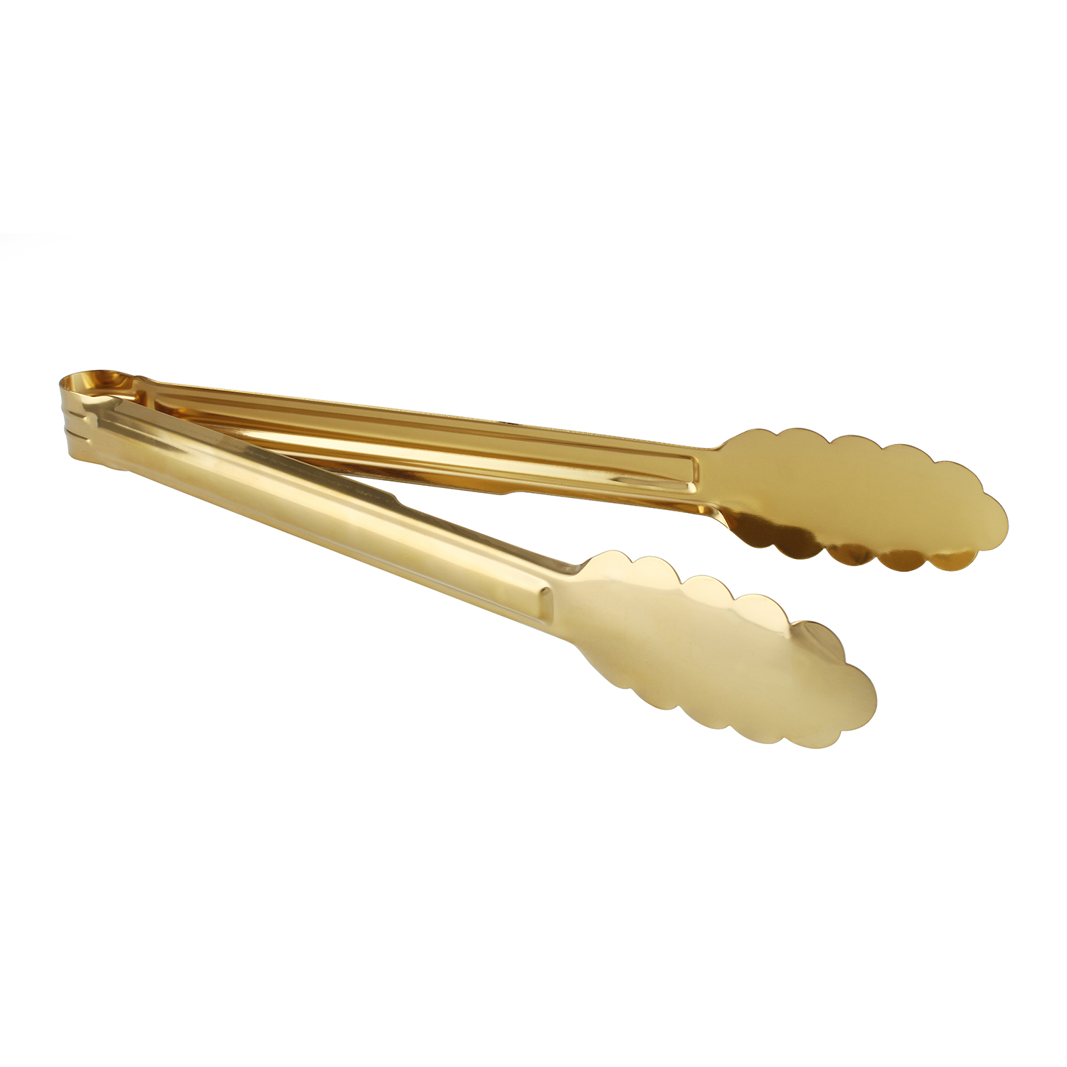 Bd Zyl-12580-T Stainless Steel Food Tong, Gold