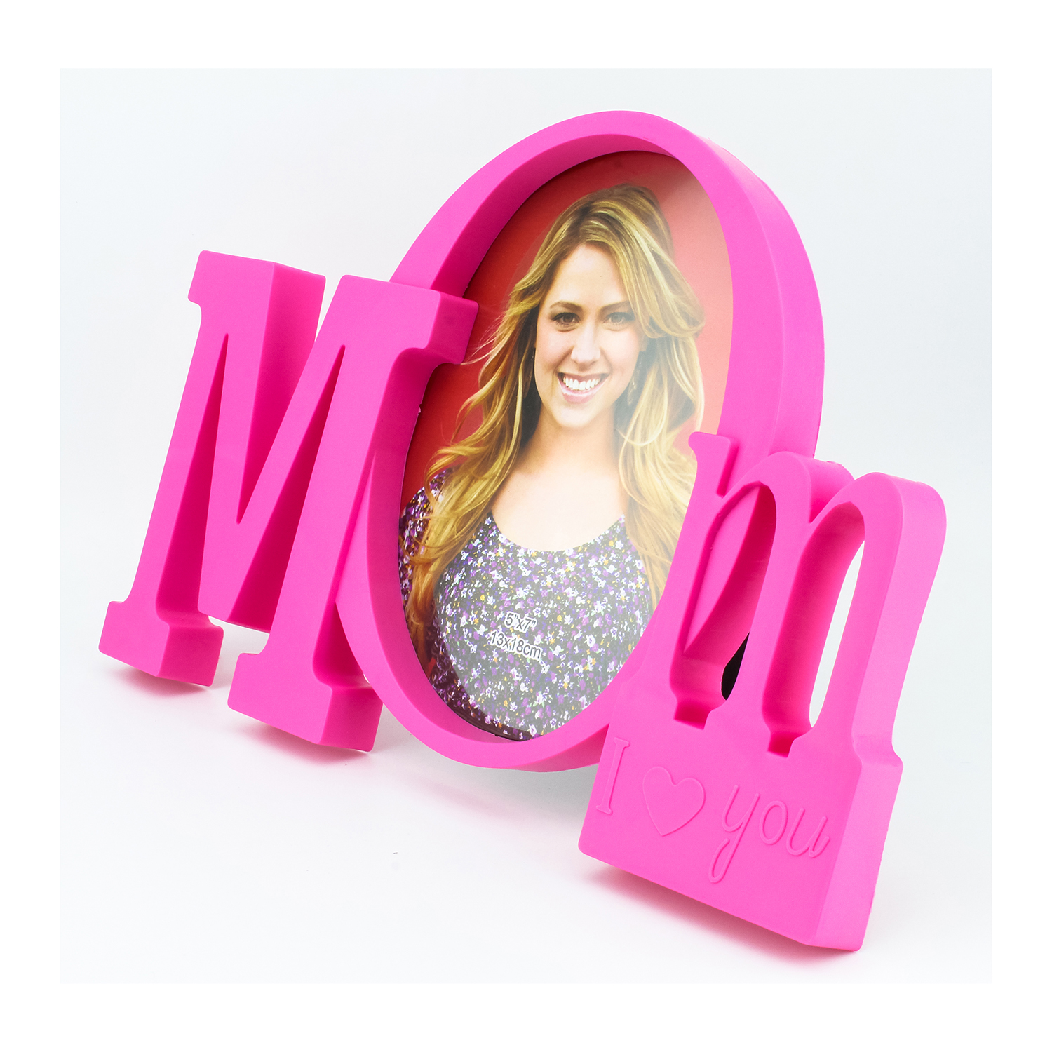 Bd Photo Frame (30 x 21cm, Pink & White) - Image 2