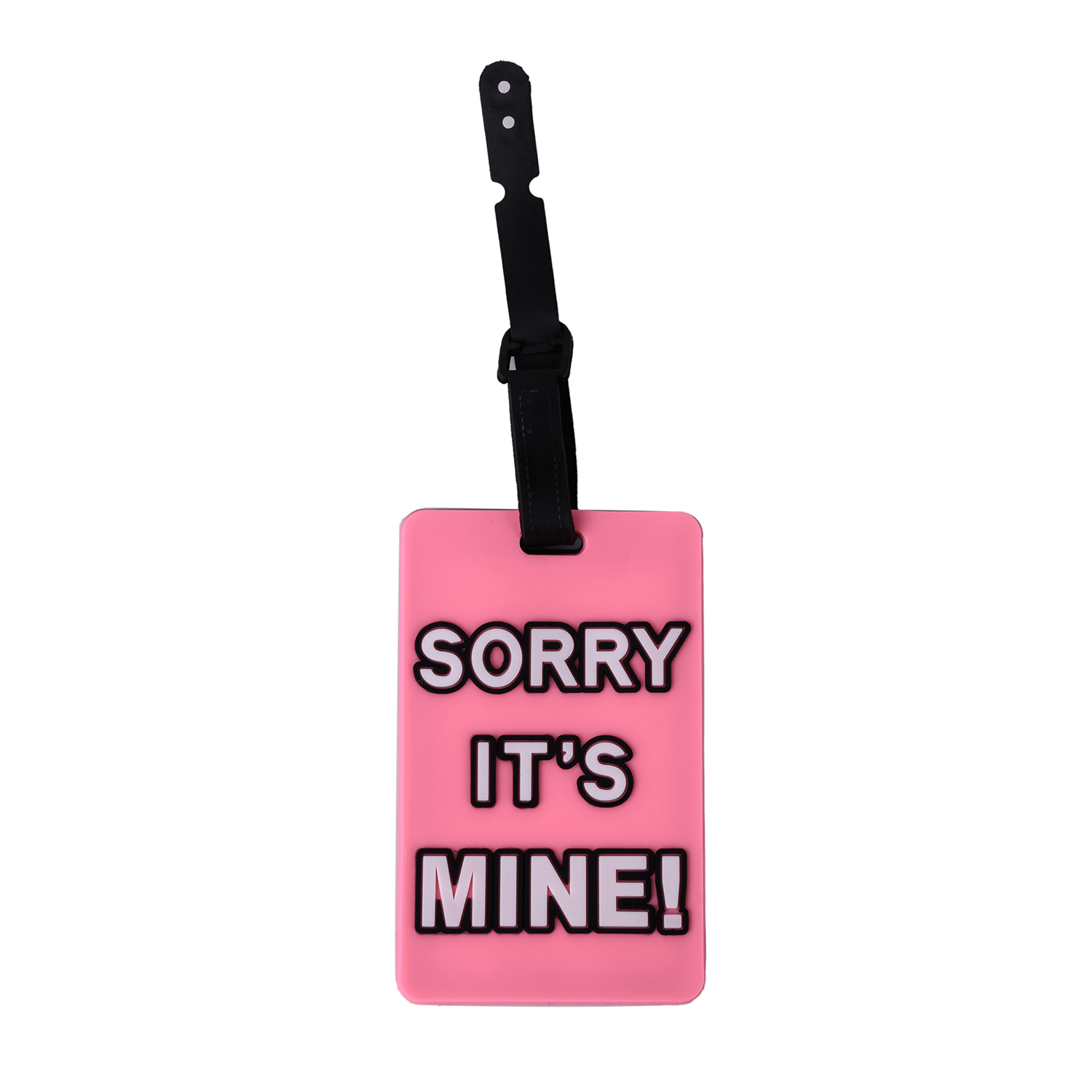 Bd Luggage Tag - Sorry Mine Pink