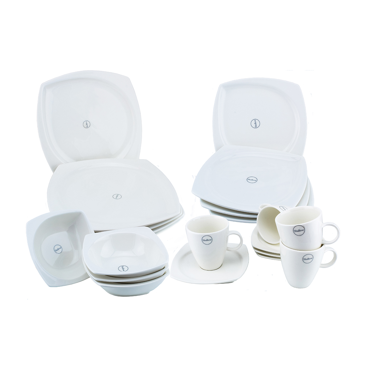Shallow Nevel Dinner Set, 20 Pieces (1998)