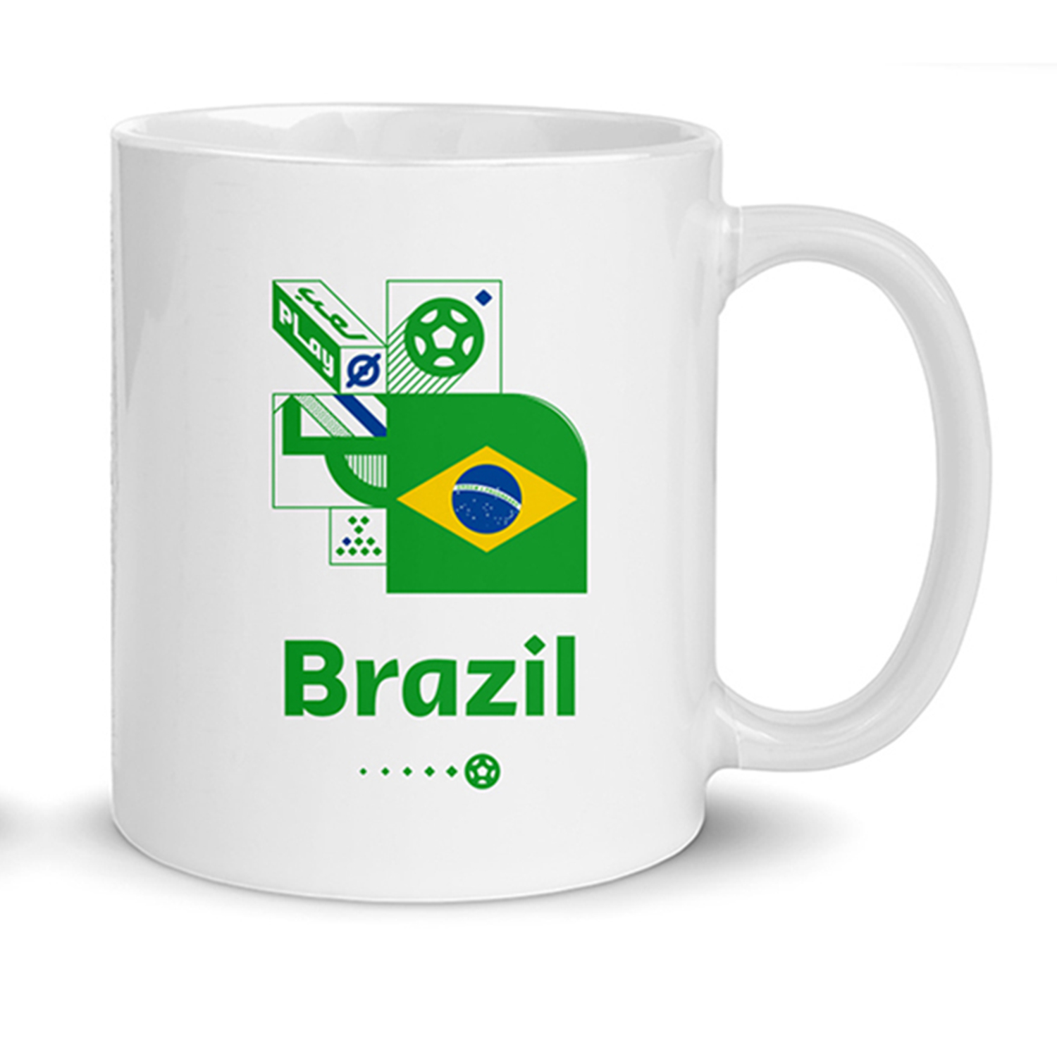 Fifa Ceramic Mug Brazil, 450ml