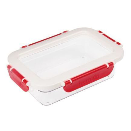 Herevin Food Container, 0.6 Liter, Red
