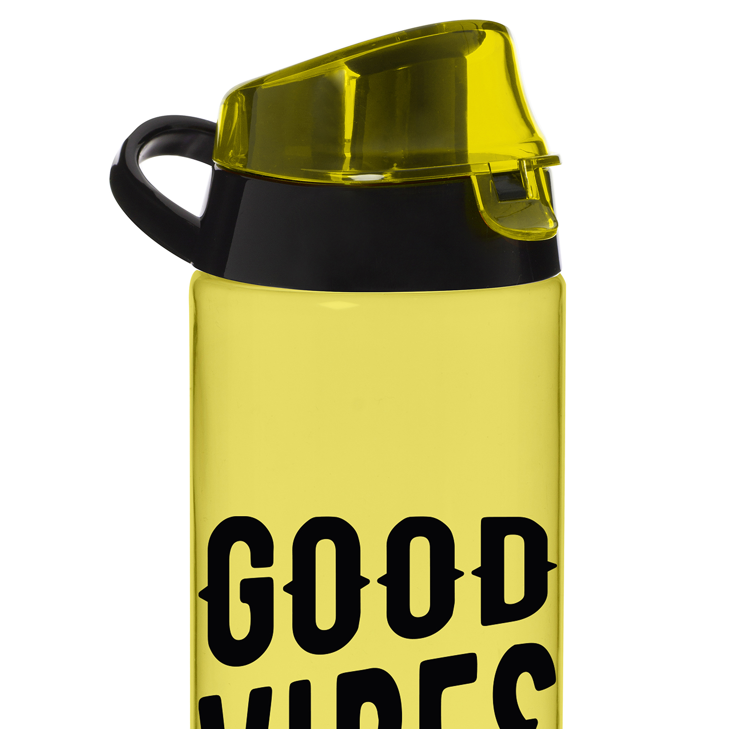 Herevin 750ml Sports Bottle PC - Good Vibes Only - Image 2