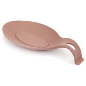 Cuisine Art Silicone Spoon Rest, Rose