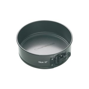 MasterClass Non-Stick Spring Form Loose Base Cake Pan Round 15cm (6 Inch, Sleeved)