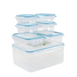 Mondex Polypropylene Food Container Set - 7 Pieces (1N 5000ml, 2N 1000ml, 2N 460ml, 2N 330ml)