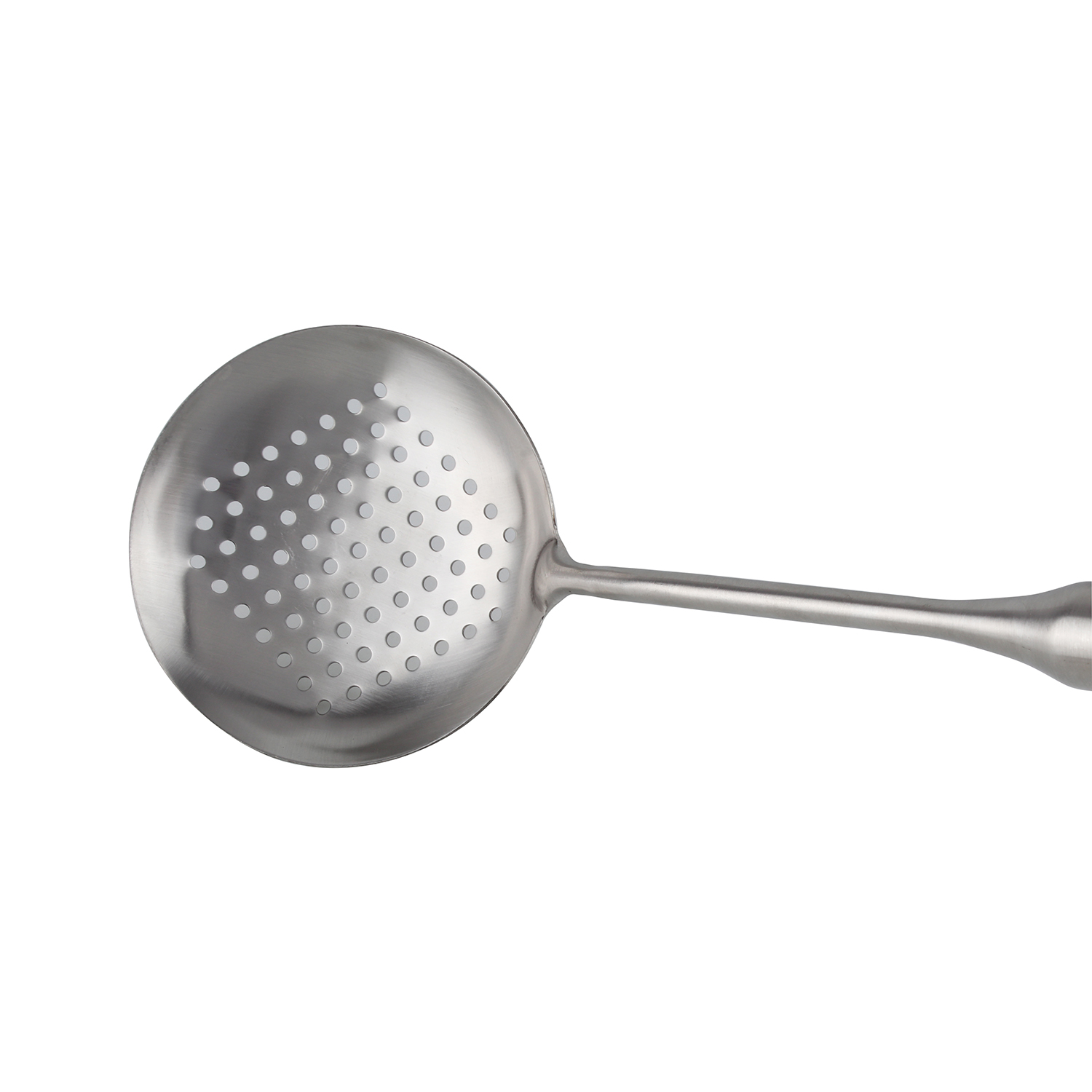 Berger Stainless Steel Skimmer with Rubber Wooden Handle - Image 2