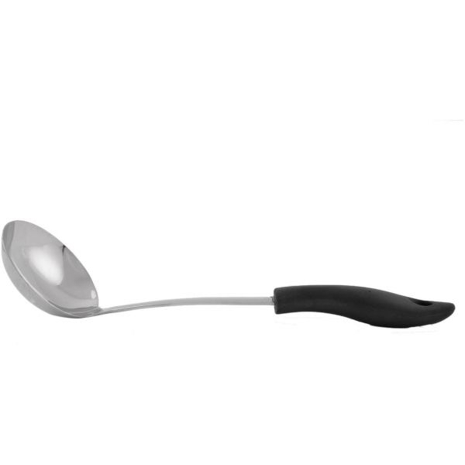 Berger Stainless Steel Soup Ladle Black Handle