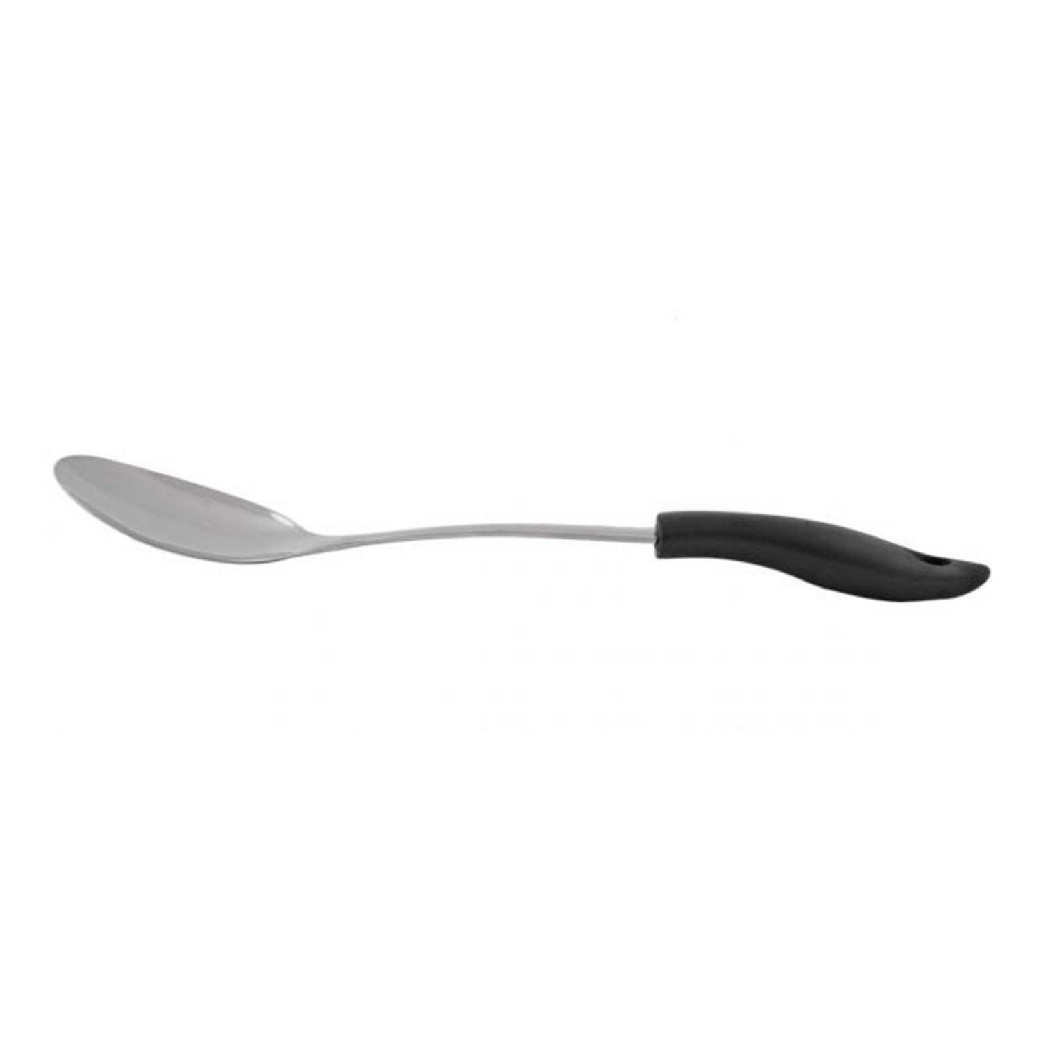 Berger Stainless Steel Solid Spoon with Black Handle