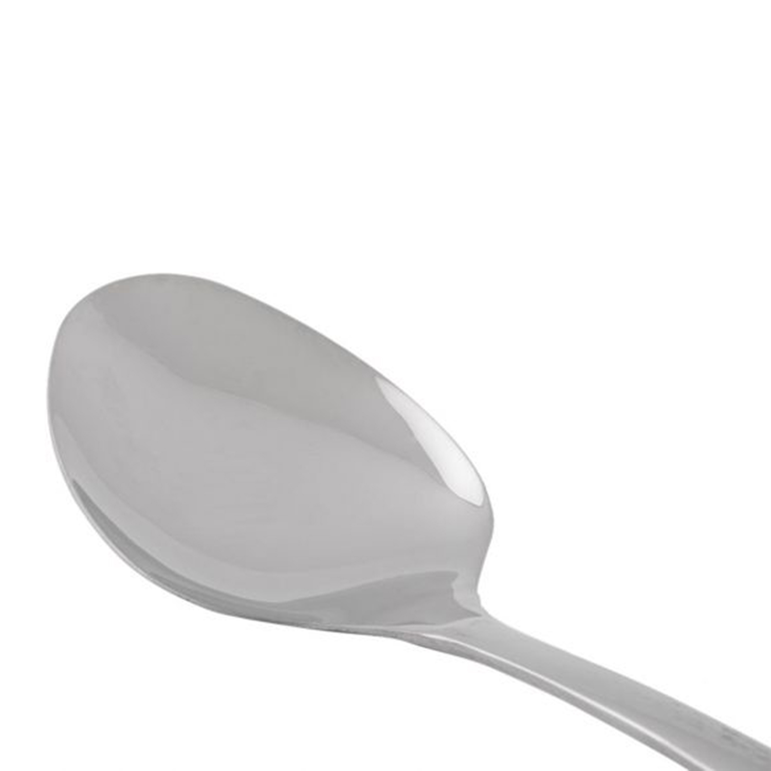 Berger Stainless Steel Solid Spoon with Black Handle - Image 3