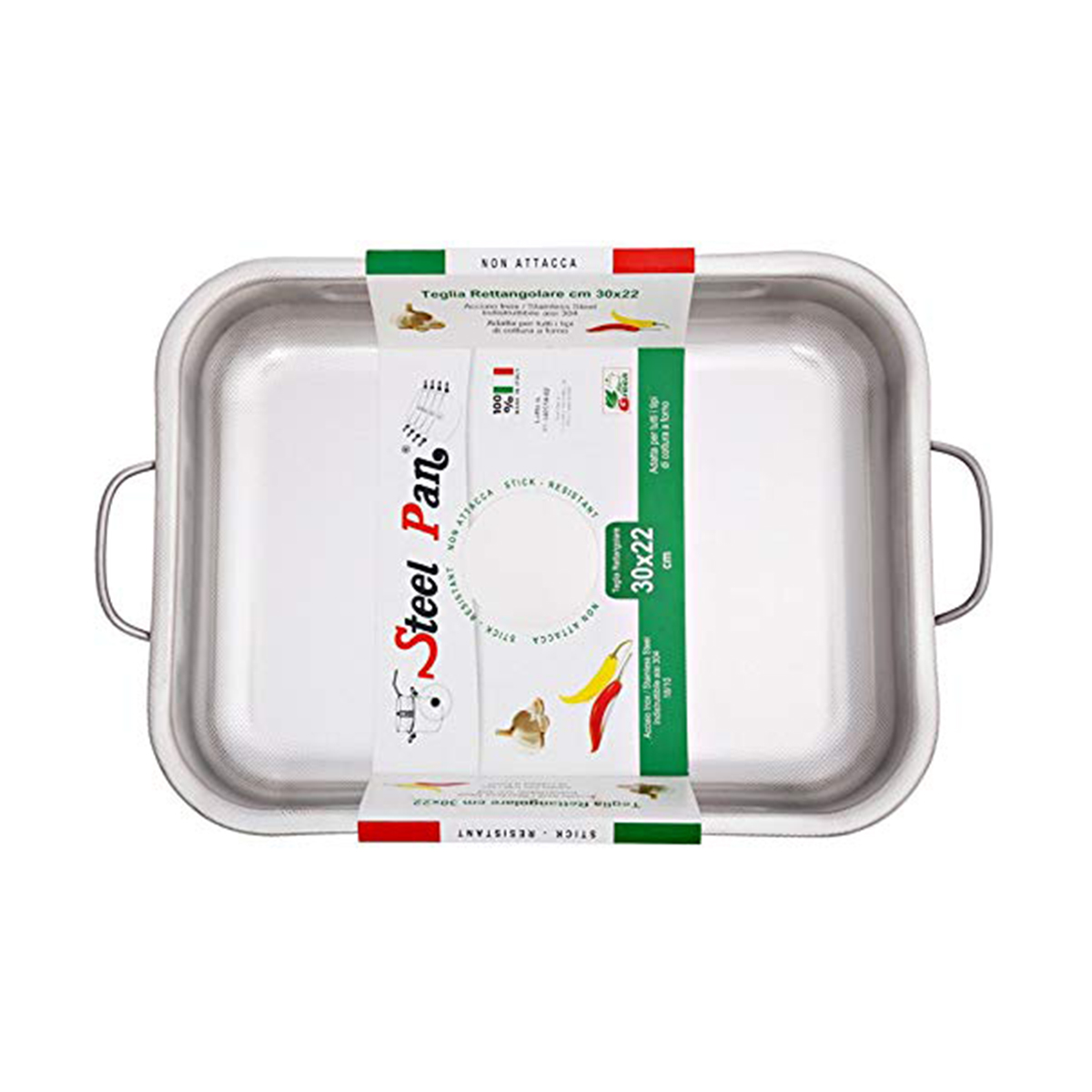 Steel Plans Stainless Steel Baking Pan, 30cm - Image 3