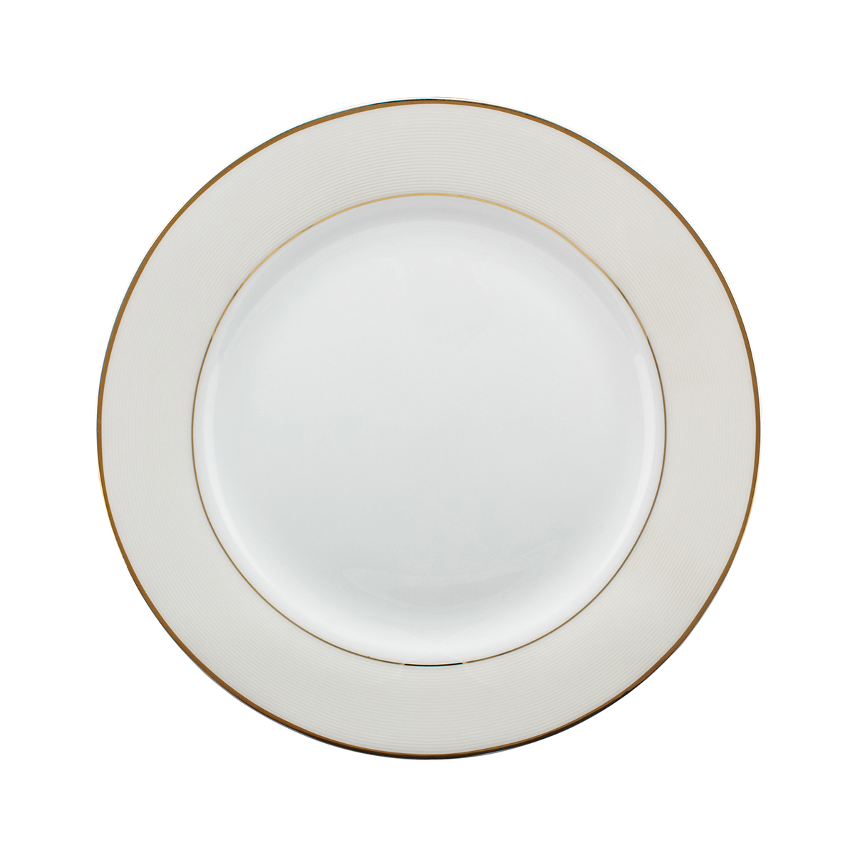 Shallow Platinum Dessert Plate, 8 Inch