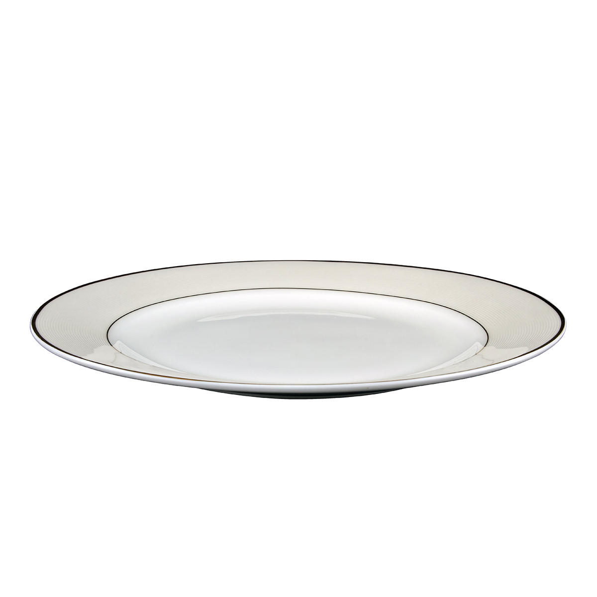 Shallow Platinum Dessert Plate, 8 Inch - Image 2