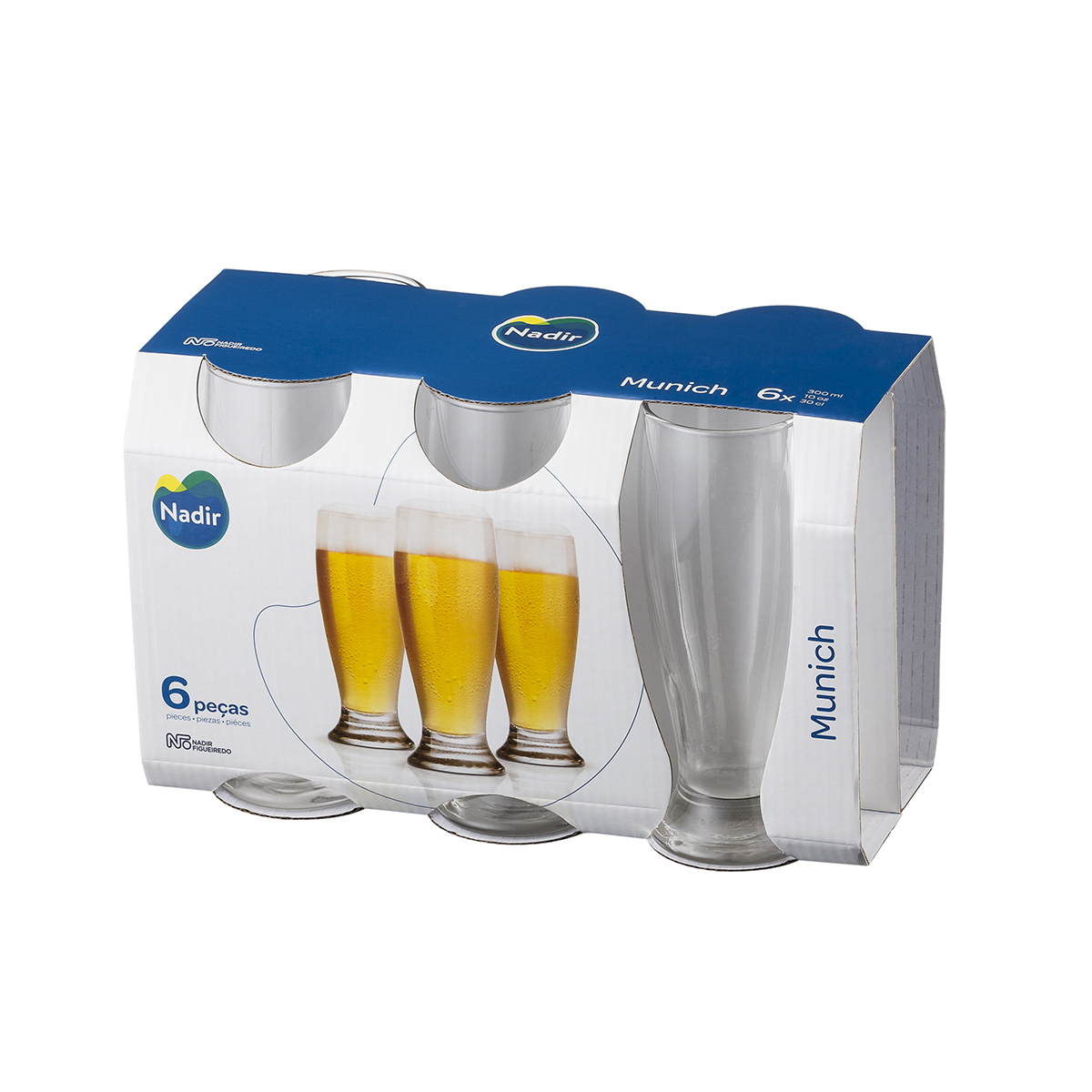 Nadir Munich Beer Tumbler 6Set-6Pc 300Ml - Image 2