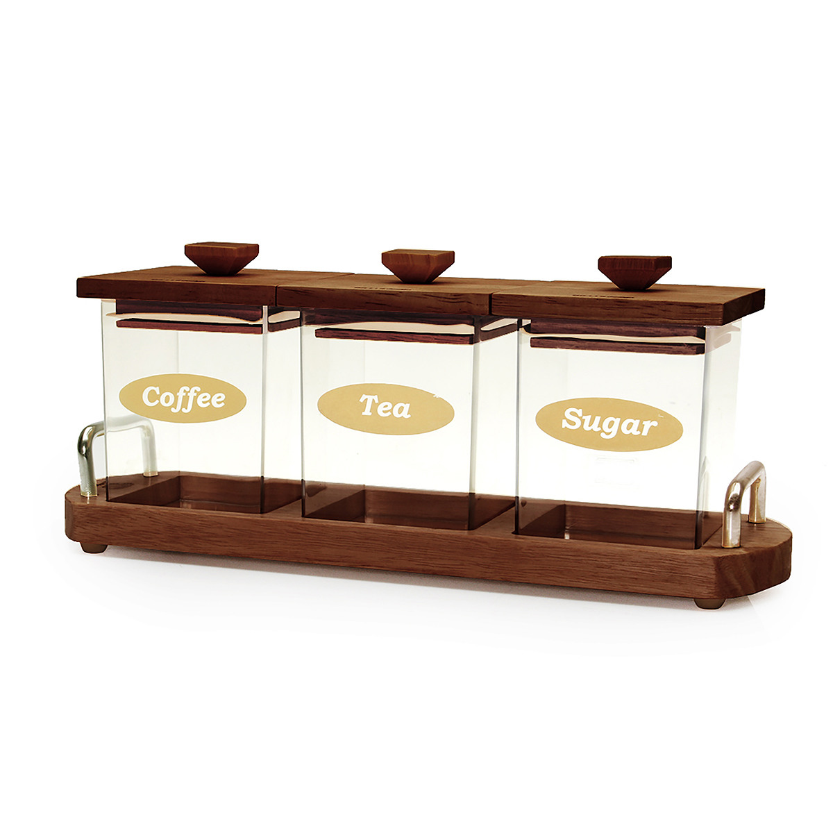 Billi Coffee Tea Sugar Canister Set W11 X L37.5 X H15.5