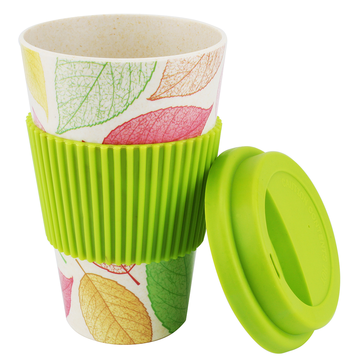 Cuisine Art Bamboo Fibre Mug, 14.5*8Cm Leaves Design - Image 4