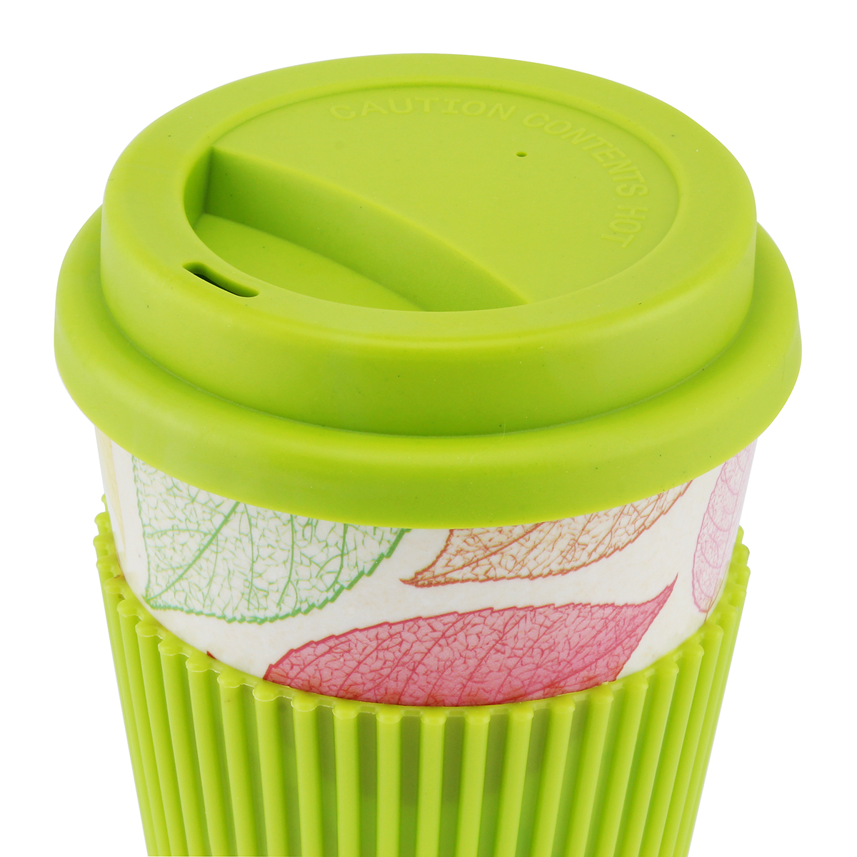 Cuisine Art Bamboo Fibre Mug, 14.5*8Cm Leaves Design - Image 2