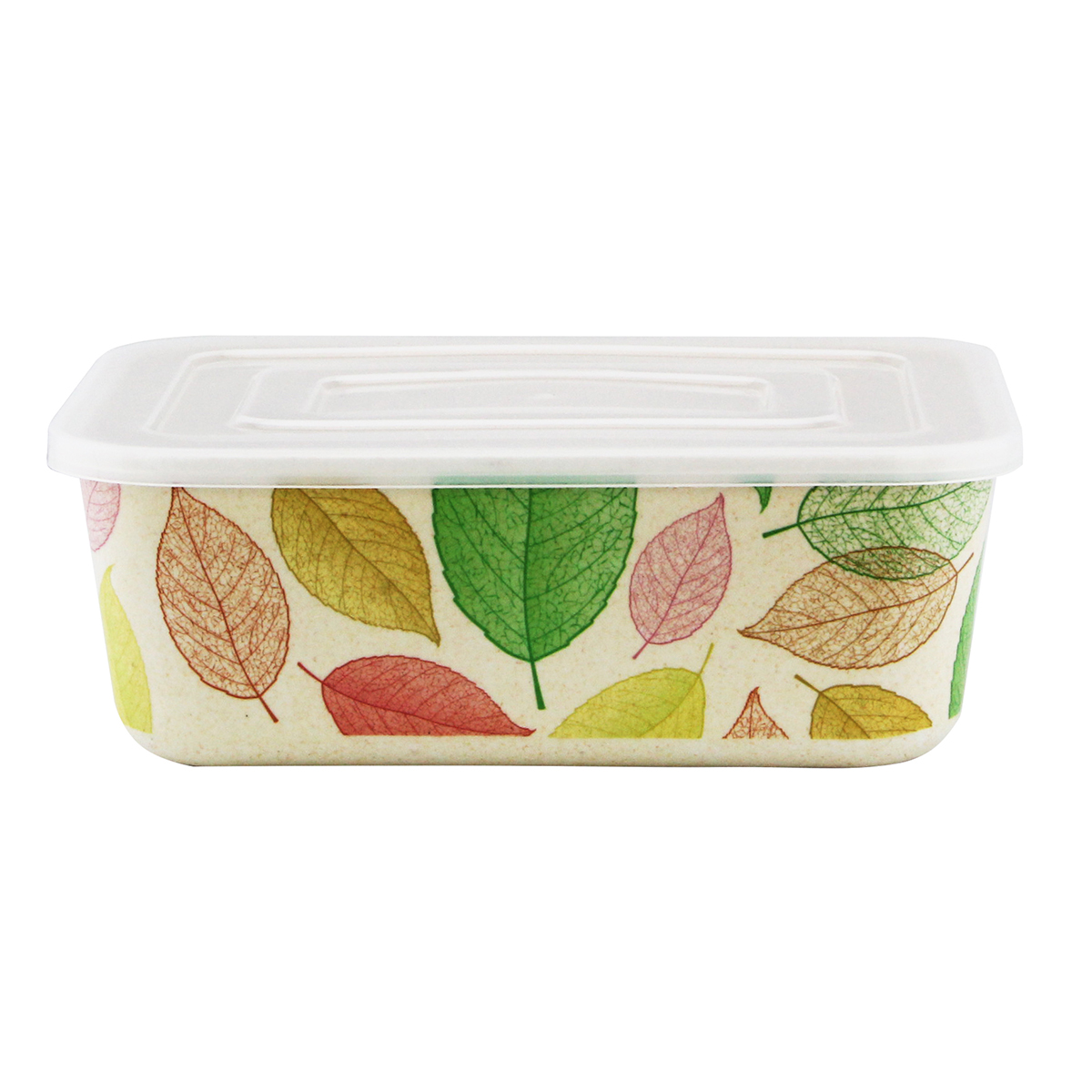 Cuisine Art Bamboo Fibre Container Leaf 19X14Cm