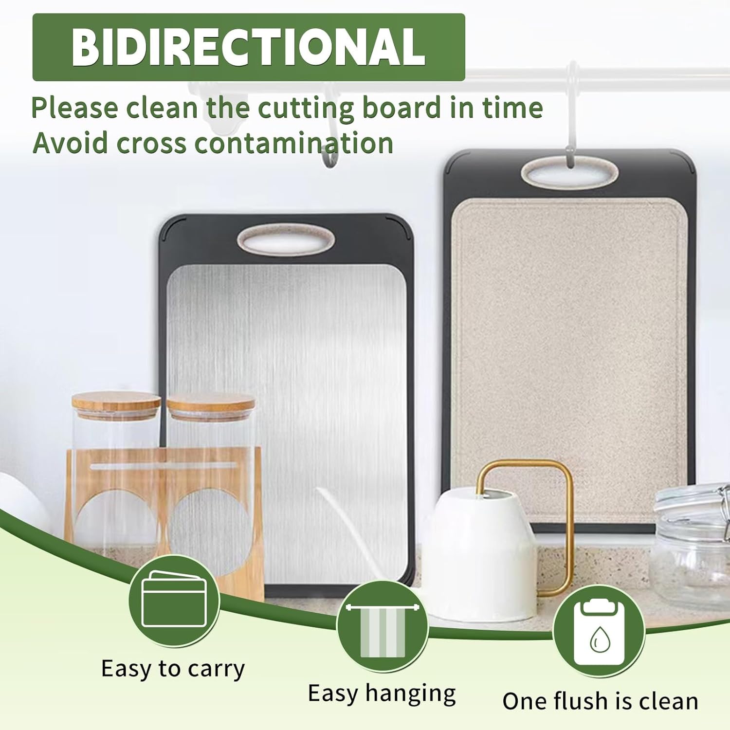 Cuisine Art Cutting Board, Large 16×11 316 Stainless Steel Cutting Board Kitchen - Image 7