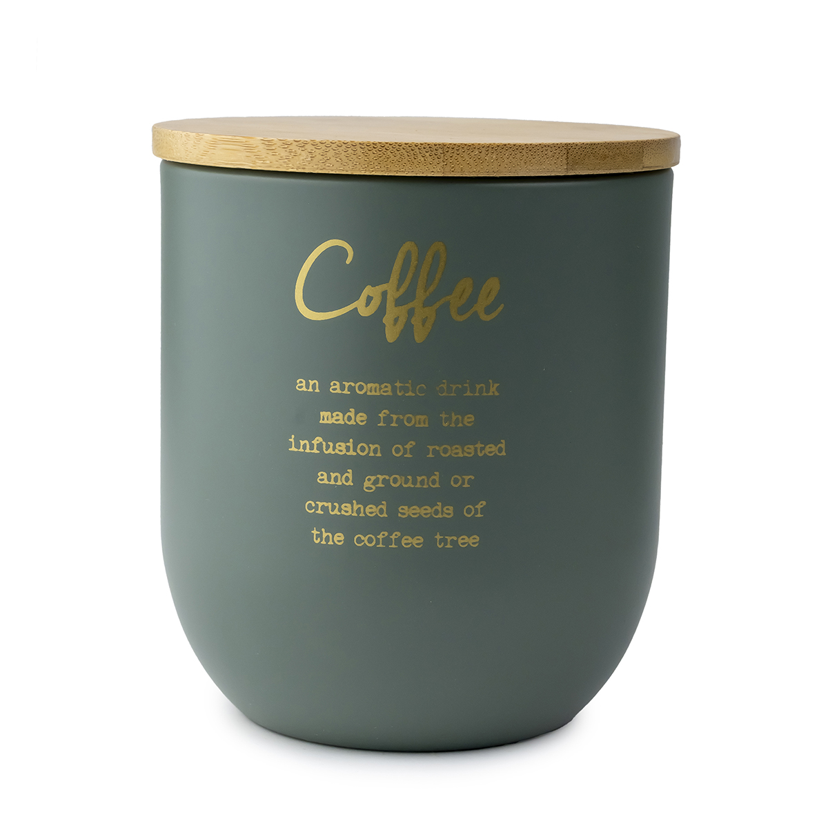 Cuisine Art Earl Coffee Canister-Dash Green D9Xh9Cm