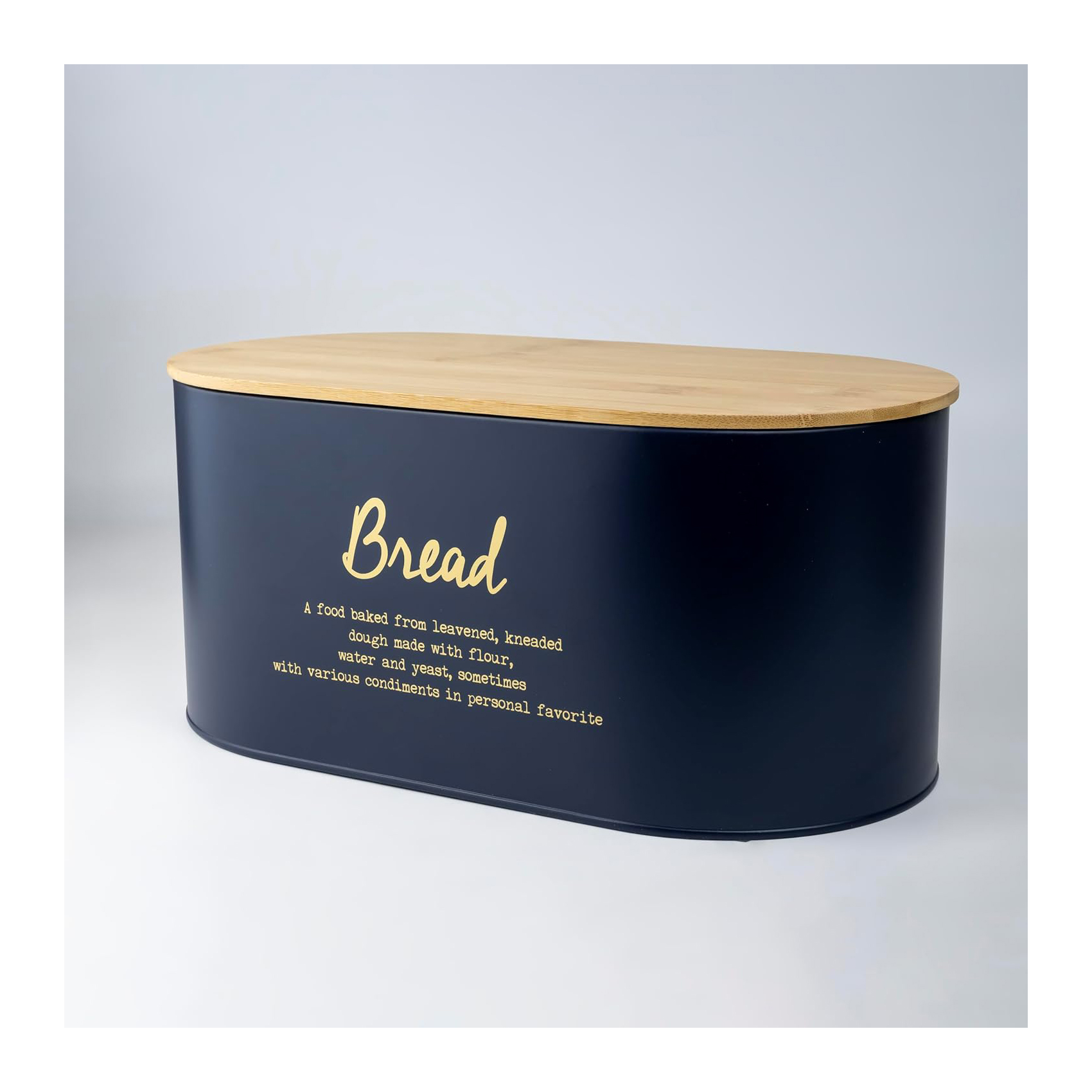 Cuisine Art Diva Bread Box-Navy Blue L34Xw18Xh15Cm - Image 2