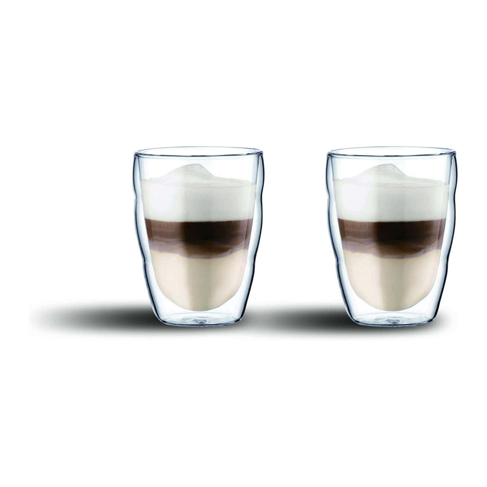 Cuisine Art 250Ml Double Wall Glass Cup 2Pcs Set