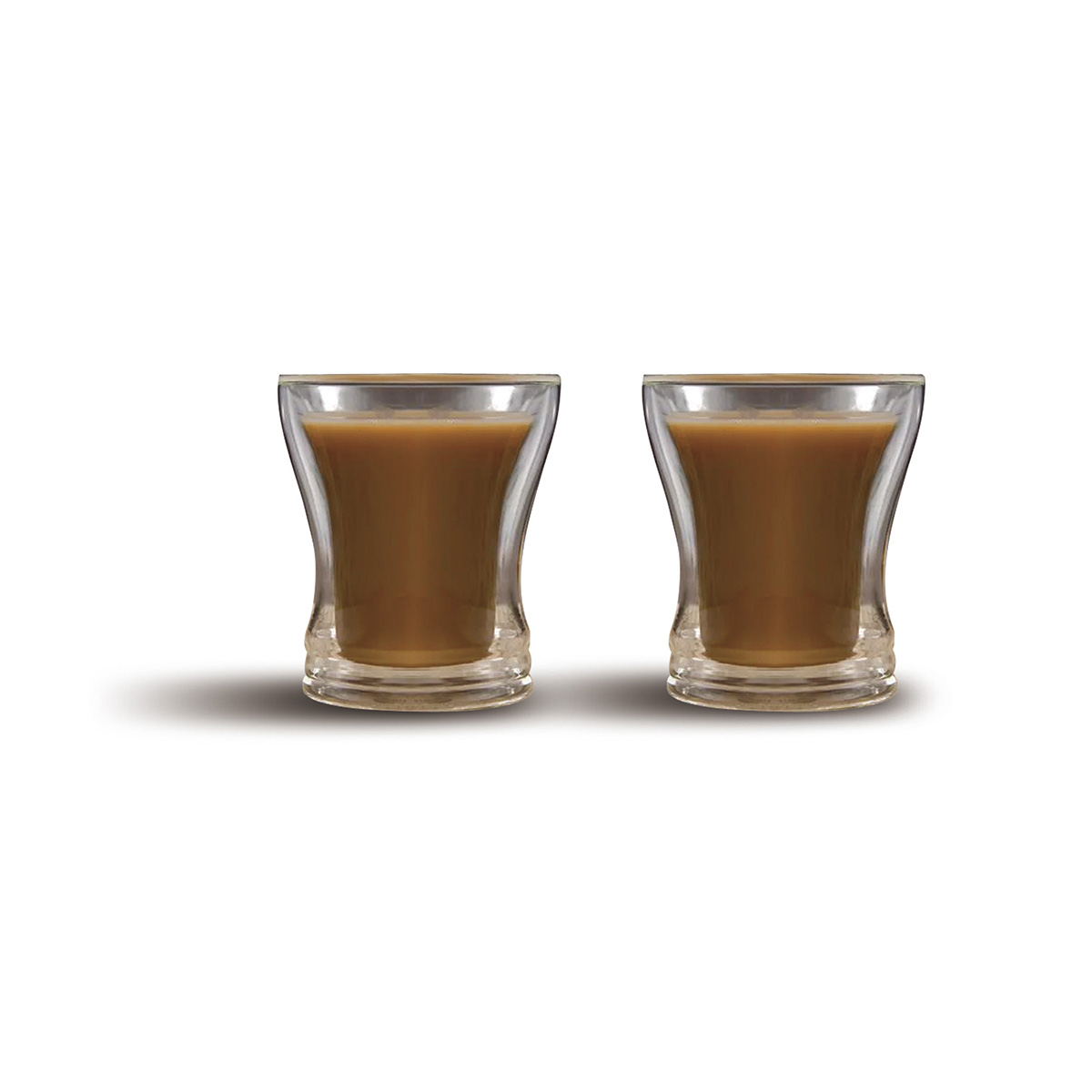 Cuisine Art 250Ml Double Wall Glass Cup 2Pcs Set-GC825