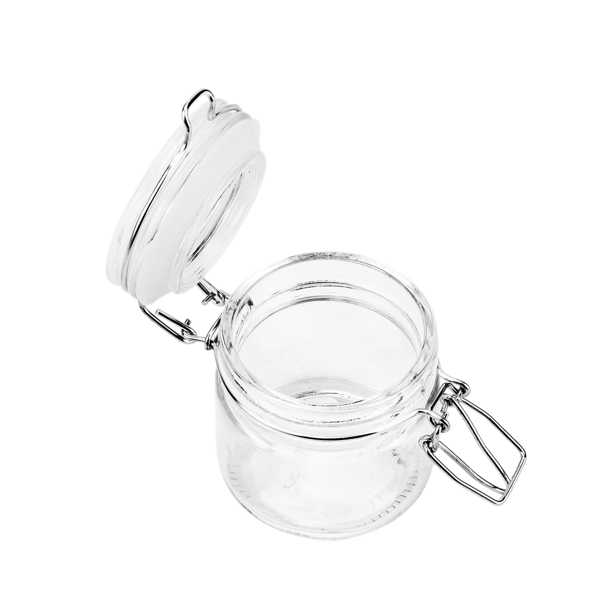 Cuisine Art Soda Lime Glass Jar with Clip, 110ml, Transparent - Image 2