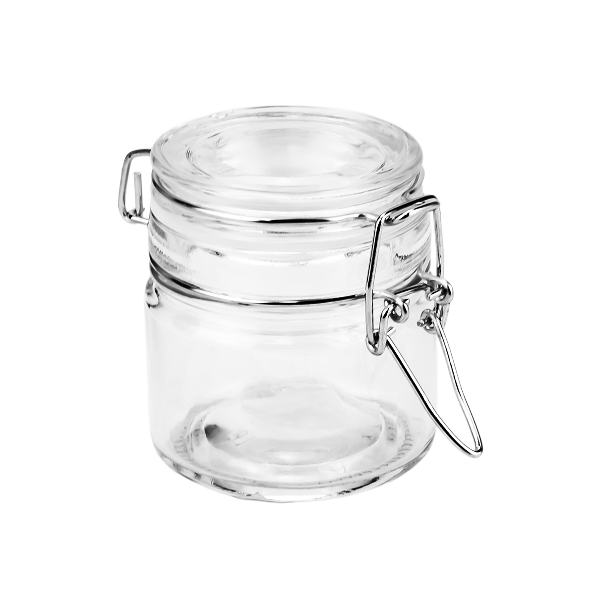Cuisine Art Soda Lime Glass Jar with Clip, 110ml, Transparent - Image 3