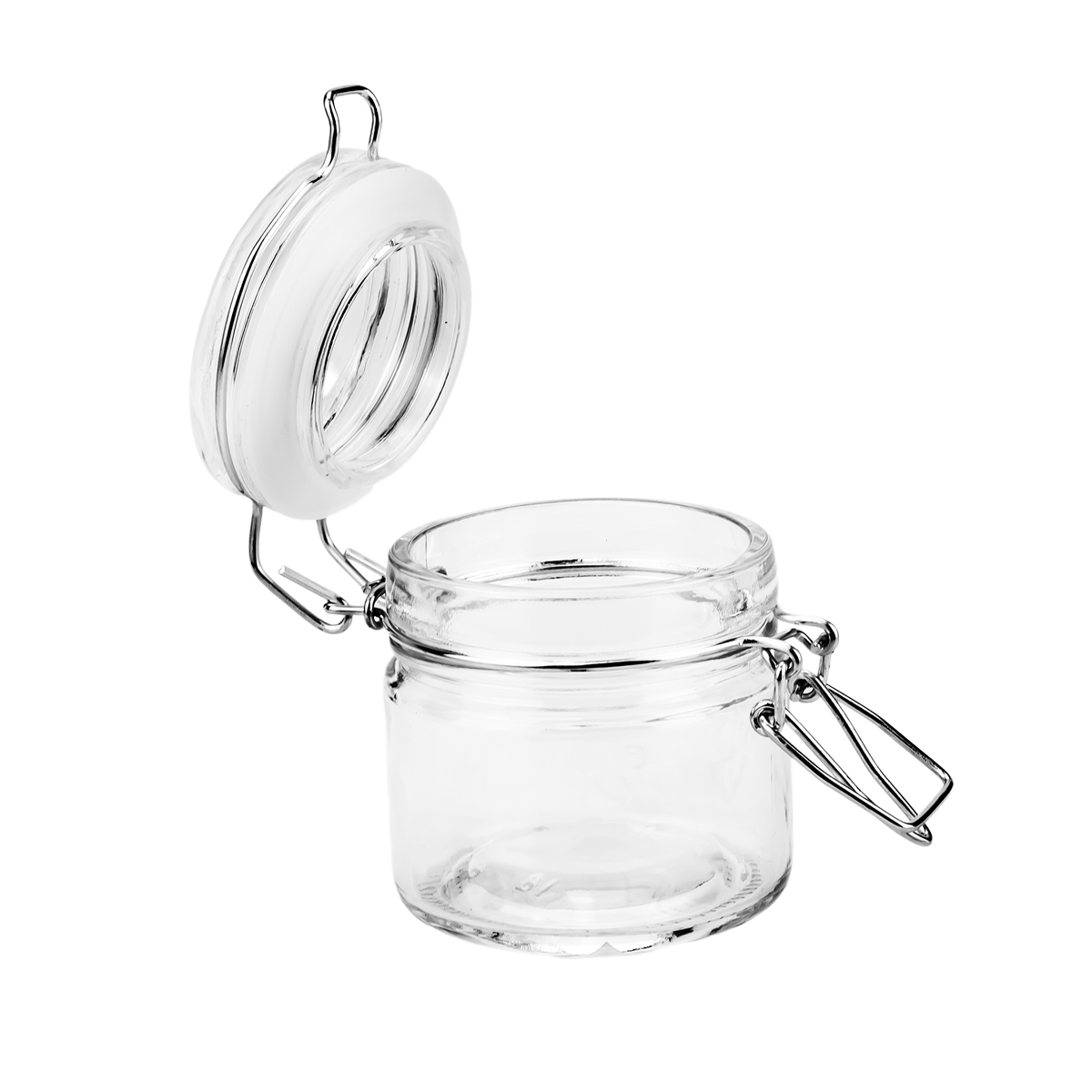 Cuisine Art Soda Lime Glass Jar with Clip, 110ml, Transparent - Image 5
