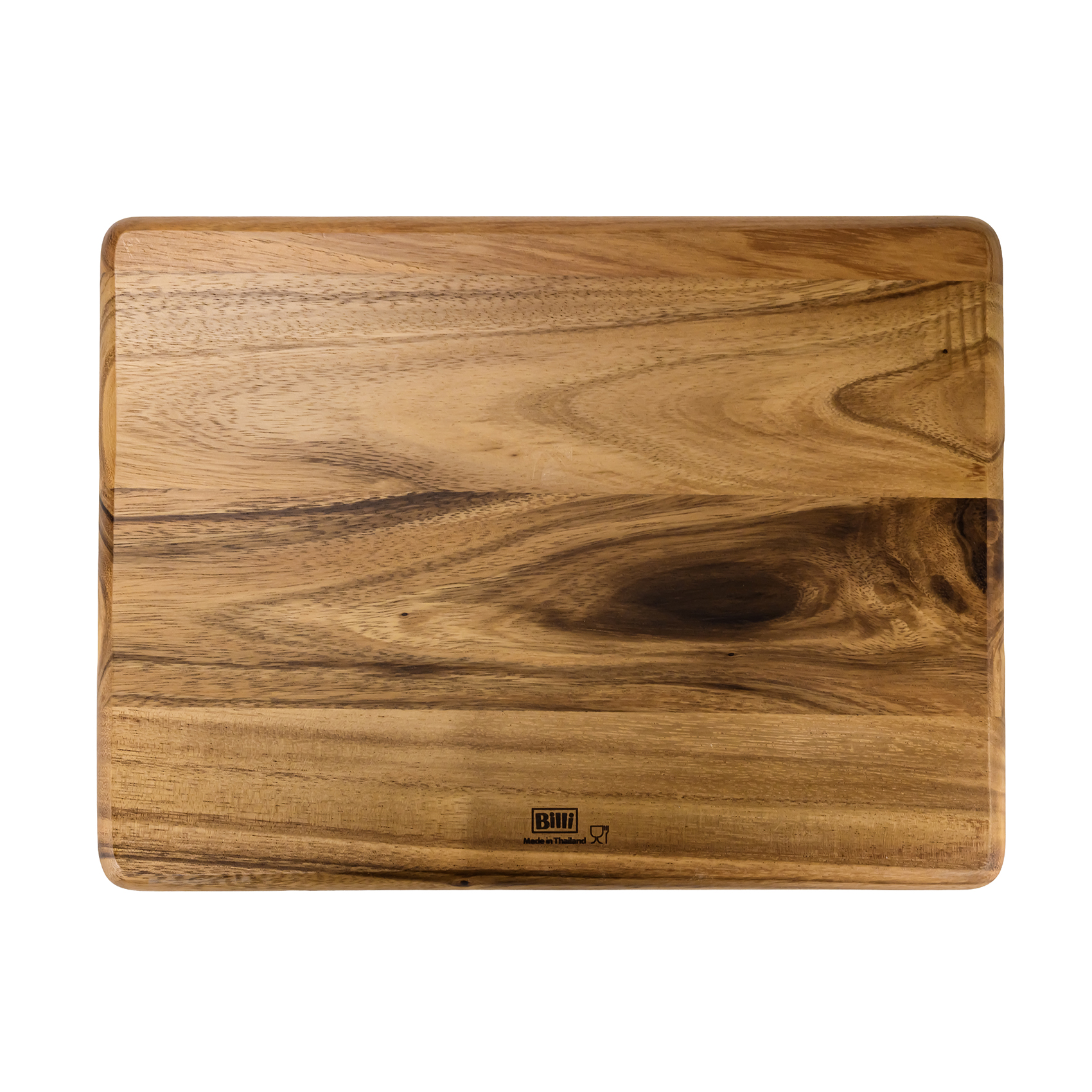 Billi Acacia Wood Cutting Board 40.5x30x2CM Premium Large Wooden Chopping Board for Kitchen, Brown