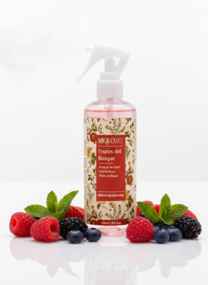 Mikaromas Room Spray  Forest Fruits, 250ml | Long-Lasting Home & Office Air Freshener | Sweet, Juicy & Fruity Berry Fragrance for Fresh, Inviting & Energizing Ambience