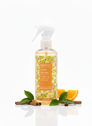 Mikaromas Room Spray - Cinnamon & Orange, 250ml | Long-Lasting Home & Office Air Freshener | Warm, Spicy & Citrus Aroma for Cozy, Inviting & Energizing Ambience