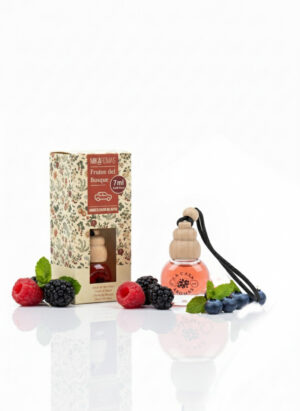 Mikaromas Car Fragrance  Forest Fruit, 7ml | Long-Lasting Automotive Air Freshener | Sweet & Fruity Berry Aroma for Cars, Trucks, SUVs & Office Spaces | Compact & Easy-to-Use Car Diffuser