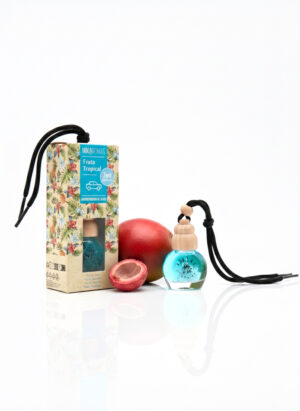 Mikaromas Car Fragrance  Tropical Fruit, 7ml | Long-Lasting Automotive Air Freshener | Juicy, Exotic & Fruity Aroma for Cars, Trucks, SUVs & Small Indoor Spaces | Compact & Easy-to-Use Car Diffuser